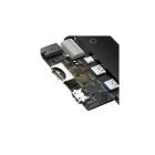 Концентратор Baseus USB-C 6-in-1 HDMI + 2xUSB 3.0 + PD + SD/TF black (WKQX050101)