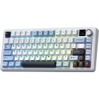 Клавиатура Aula F75 MAX Wireless/Bluetooth UA White/Blue (6978080501158)