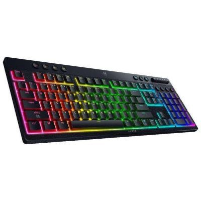 Клавиатура Razer BlackWidow V4 Low-Profile Wireless/Bluetooth/USB Orange switch UA Black (RZ03-05270800-R3M1)