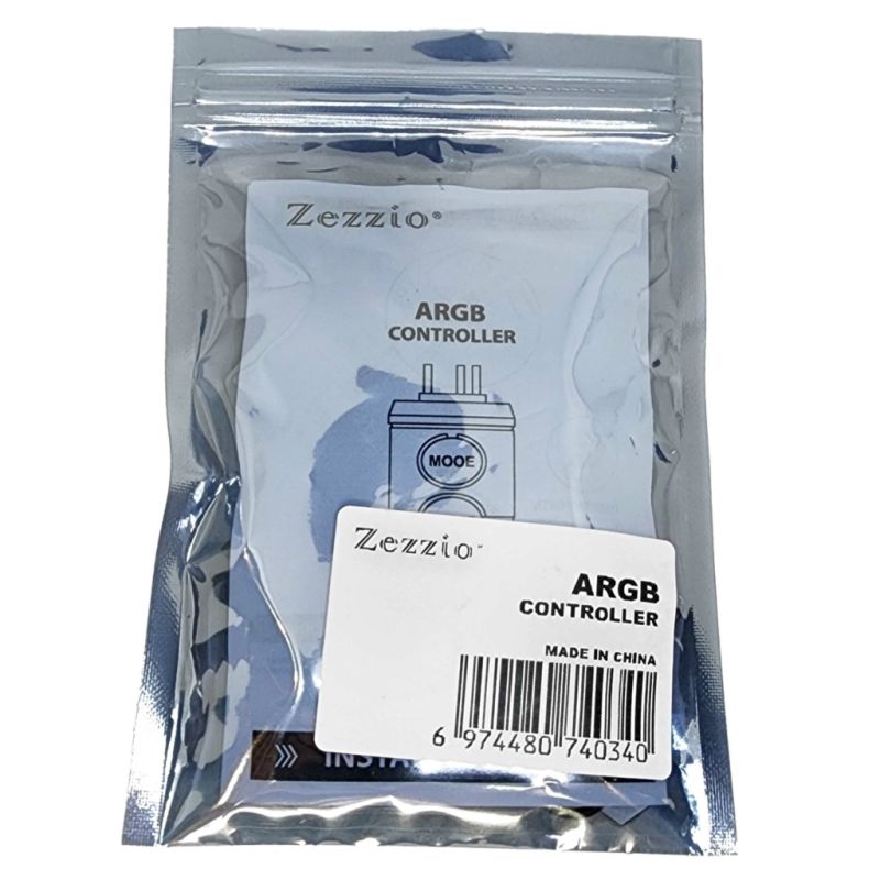 Модуль управления подсветкой Zezzio Контролер керування (Zezzio ARGB controller Sata) (Zezzio ARGB 3-Pin 5V/SATA)