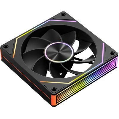 Кулер для корпуса PcCooler Вентилятор реверсний PCCOOLER (FG120R ARGB BK) чорний для корпусу 1 (FG120R ARGB BK)