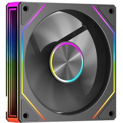 Кулер для корпуса PcCooler Вентилятор реверсний PCCOOLER (FG120R ARGB BK) чорний для корпусу 1 (FG120R ARGB BK)