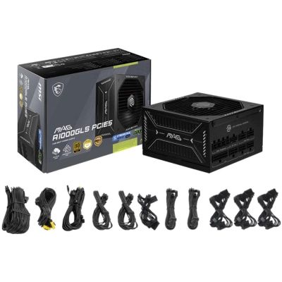 Блок живлення MSI 1000W (MAG A1000GLS PCIE5) (MAG A1000GLS PCIE5)