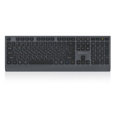 Клавиатура REAL-EL RK-715W Wireless/Bluetooth Black/Gray (EL123100051)