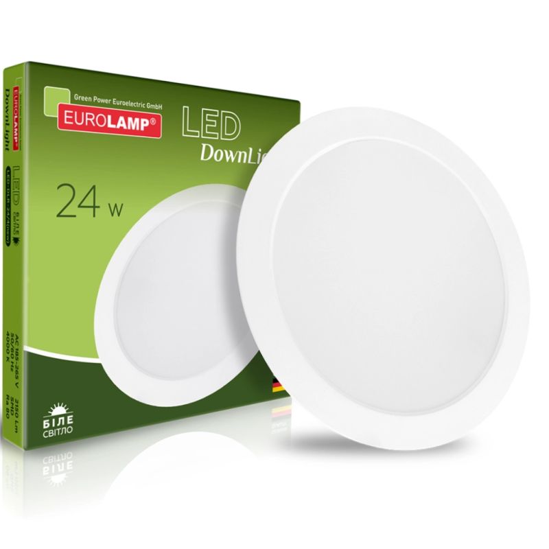 Светильник Eurolamp Downlight NEW 24W 2150Lm 4000K (LED-DLR-24/4(new))