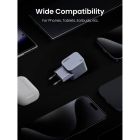 Зарядное устройство Ugreen USB-C PD30W GaN X703 gray (35006)