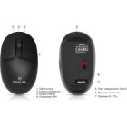 Мышка REAL-EL RM-335W Wireless Black (EL123200055)