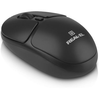 Мышка REAL-EL RM-335W Wireless Black (EL123200055)