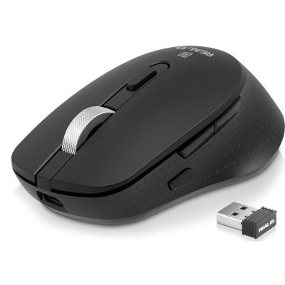 Мишка REAL-EL RM-380W Wireless Black (EL123200057)
