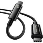 Дата кабель USB-C to USB-C 2.0m 240W Black Baseus (CAWJ040101)