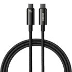 Дата кабель USB-C to USB-C 2.0m 240W Black Baseus (CAWJ040101)