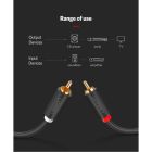 Кабель мультимедийный 2xRCA M to 2xRCA M 3.0m AV104 black Ugreen (10519)