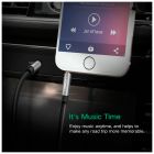 Кабель мультимедийный 3.5mm M to 3.5mm M 0.5m AV119 black Ugreen (10732)