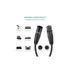 Кабель мультимедійний XLR M to XLR F 2.0m AV130 black Ugreen (20710)