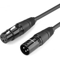 Кабель мультимедийный XLR M to XLR F 2.0m AV130 black Ugreen (20710)
