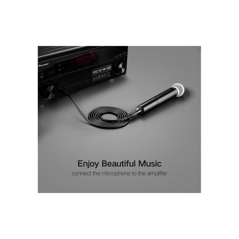 Кабель мультимедийный 6.35mm M to XLR F 2.0m AV131 black Ugreen (20719)