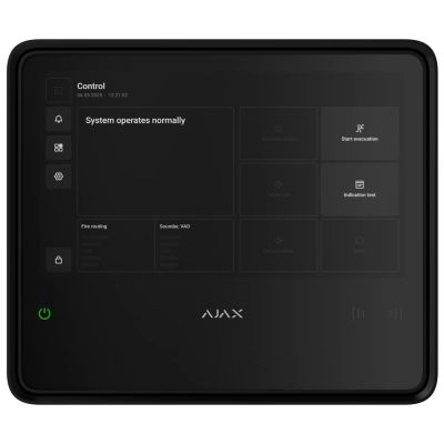 Модуль управления умным домом Ajax (EN54 Fire Hub black)