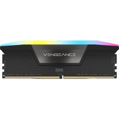 Модуль пам\'яті для комп\'ютера DDR5 96GB (2x48GB) 6800 MHz Vengeance RGB Black Corsair (CMH96GX5M2B6800C34)