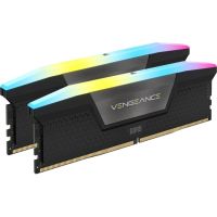 Модуль пам\'яті для комп\'ютера DDR5 96GB (2x48GB) 6800 MHz Vengeance RGB Black Corsair (CMH96GX5M2B6800C34)