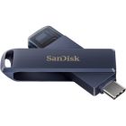 USB флеш накопичувач SanDisk 128GB Phone Drive for iPhone Metallic Sky Lightning/Type-C U (SDIXD0N-128G-GN6NE)