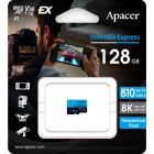 Карта пам\'яті Apacer 128GB microSDXC class 10 UHS-I U3 V30 A1 Express (AP128GMCEXG3X17-RA)