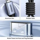 Кабель мультимедійний HDMI M to HDMI micro M 1.0m V2.1 8K60Hz HD164 black Ugreen (15516)