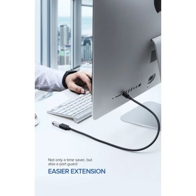 Дата кабель USB 3.0 AM/AF 1.5m US129 black Ugreen (30126)