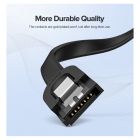 Кабель для передачи данных SATA 3 Data Cable 0.5m US217 Black Ugreen (30796)