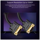 Кабель мультимедійний VGA M to VGA M 2.0m VG101 black Ugreen (11646)