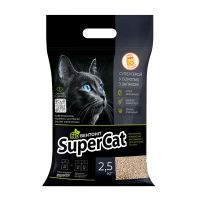 Наповнювач для туалету Super Cat Рослинний біобентоніт комкуючий 2.5 кг (3533)