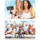 Штатив RTAKO C03 Octopus Extendable Tripod Selfie Stick (with Detachable Phone Holder) Black (6942063212416)
