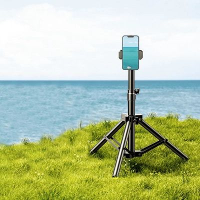 Штатив RTAKO ZJ-ZB01 55CM Matte Finish Carbon Steel Tripod Black (6930539528246)