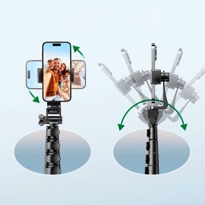 Штатив Ugreen LP680 Selfie Stick Tripod with Bluetooth Remote Black (15609)