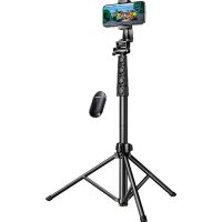 Штатив Ugreen LP680 Selfie Stick Tripod with Bluetooth Remote Black (15609)