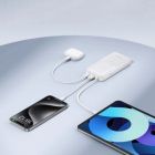 Батарея универсальная Baseus Bipow 2 20000mAh 20W with USB-C cable white (P10077101213-01)