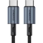Дата кабель USB-C to USB-C 2.0m PD60W black Choetech (6932112105035)
