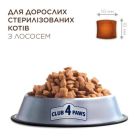 Сухой корм для кошек Club 4 Paws Премиум Sterilised с лососем 900 г (4820269144804)