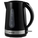 Електрочайник Gorenje 1.7л, 2,200 Вт, strix контроль, скло, чорний (K17OGP)