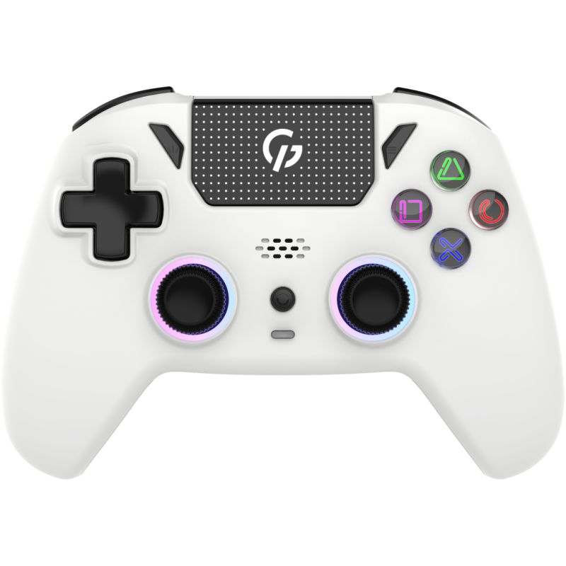 Геймпад GamePro 2.4G/BT 5.1/USB (Switch/PC/PS/iOS/Android) RGB White (GPS20W)