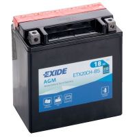 Акумулятор автомобільний EXIDE Акумулятор Мото EXIDE 18Ah Ев (-/+) (230EN) (д150*ш90*в160) (ETX20CH-BS) (ETX20CH-BS)