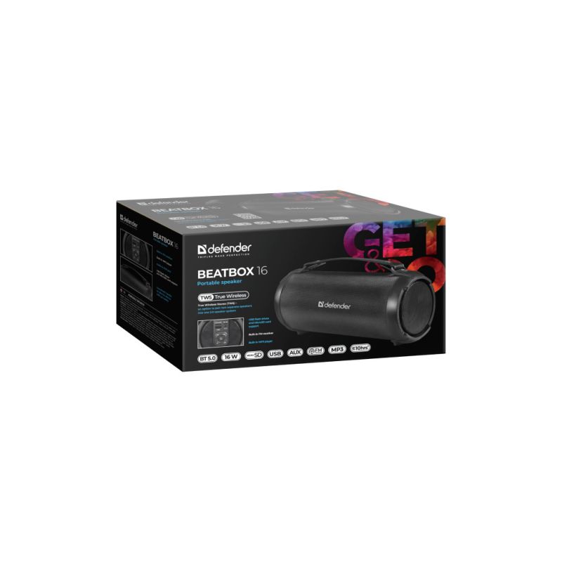 Акустическая система Defender Beatbox 16 Black (65216)