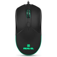 Мишка REAL-EL RM-515 USB Black (EL123200059)