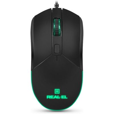 Мышка REAL-EL RM-515 USB Black (EL123200059)