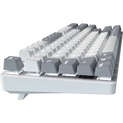 Клавіатура GamePro Genesis Metallic (MK110W) Outemu Red Switch USB UA White (MK110W)