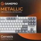 Клавіатура GamePro Genesis Metallic (MK110W) Outemu Red Switch USB UA White (MK110W)