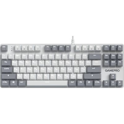 Клавіатура GamePro Genesis Metallic (MK110W) Outemu Red Switch USB UA White (MK110W)