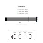 Ремінець до смарт-годинника Armorstandart Nylon Band для Apple Watch 42 (Series 11-10)/41/40/38 Light Pink (ARM74204)