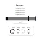 Ремешок для смарт-часов Armorstandart Sport Band (3 Straps) для Apple Watch 49/46/45/44/42 (Series 1-3) Dark Blue (ARM49070)
