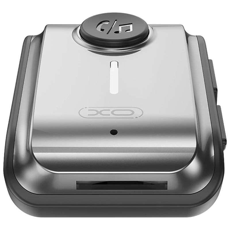 Bluetooth трансмітер XO BCC15 Bluetooth V5.3 AUX 3.5 мм/Type-C/TF Grey (BCC15.tarnish)