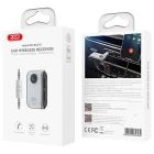 Bluetooth трансмітер XO BCC15 Bluetooth V5.3 AUX 3.5 мм/Type-C/TF Grey (BCC15.tarnish)